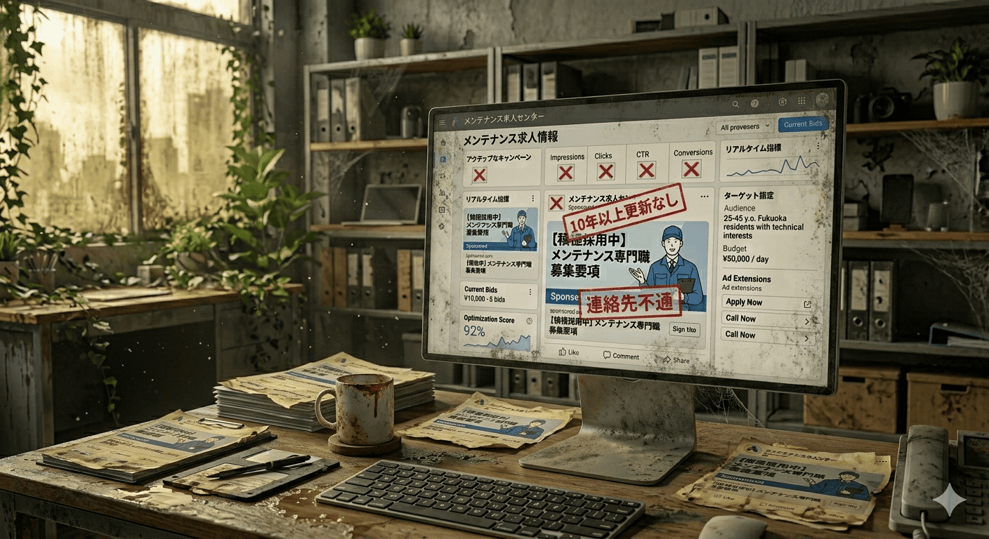 運用なし放置求人のイメージ画像